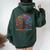 Enchanted Butterfly Tree Women Oversized Hoodie Back Print Forest