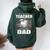 My Favorite Teacher Calls Me Dad Flag Teacher Women Oversized Hoodie Back Print Forest