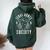 Feral Aunts Society Tiger And Lightning New Aunt Cool Auntie Women Oversized Hoodie Back Print Forest