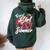 Feral Girl Summer Vintage Feral Girl Summer Raccoon Women Oversized Hoodie Back Print Forest