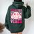 Field Day Vibes Fun Day Field Trip Groovy Teacher Student Women Oversized Hoodie Back Print Forest