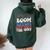 Fireworks 4Th Of July Boom Bitch Get Out The Way Groovy Women Oversized Hoodie Back Print Forest