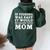 If Fishing Was Easy It Would Be Called Your Mom Fish Women Oversized Hoodie Back Print Forest