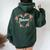 Florence Flower Heart Personalized Name Florence Women Oversized Hoodie Back Print Forest