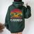 Fort Ft Lauderdale Florida Fl Beach Vintage Retro Women Oversized Hoodie Back Print Forest