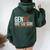 Generation X Humor 60S 70S Gen-Xers Sarcastic Gen X Women Oversized Hoodie Back Print Forest