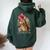 Hat Horse Racing Derby Party On Derby Day 2024 Women Oversized Hoodie Back Print Forest