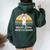 Mama-Llama Needs No Drama Mom Women Oversized Hoodie Back Print Forest