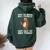 Sloth Totally Got Out Of Bed Today Women Oversized Hoodie Back Print Forest