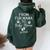 From Fur Mama To Baby Mama Est 2024 New Mom Dog Lover Women Oversized Hoodie Back Print Forest