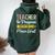 Future Teacher In Progress Please Wait Women Oversized Hoodie Back Print Forest