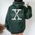 Genx Raised On Hose Water And Neglect Humor Women Oversized Hoodie Back Print Forest