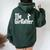 The Girl Father Dad Of Girls Best Father's Day Women Oversized Hoodie Back Print Forest