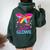 This Girl Glows Cute Girl Woman Tie Dye 80S Party Team Women Oversized Hoodie Back Print Forest