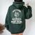 Girl Listens To Heavy Metal With Dad Heavy Metal Women Oversized Hoodie Back Print Forest