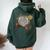 My Girl Might Not Always Swing But I Do So Watch Your Mouth Women Oversized Hoodie Back Print Forest