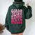 Girls Just Wanna Have Margs Retro Groovy Cinco De Mayo Women Oversized Hoodie Back Print Forest