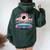 Girls Trip 2024 Total Solar Eclipse 2024 Girl Women Oversized Hoodie Back Print Forest