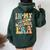 In My Godmother Era Lover Groovy Retro Mom Women Oversized Hoodie Back Print Forest