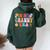 In My Granny Era Groovy Granny Retro Cool Granny Women Oversized Hoodie Back Print Forest