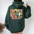 In My Groovy Era Hippie 60S 70S 80S Costume Theme Party Women Oversized Hoodie Back Print Forest