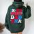 Groovy Mama And Daddy Spidey Dad In My Dad Era Father Women Oversized Hoodie Back Print Forest