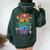 Groovy You Are Safe With Me Lgbtq Pride Month Women Oversized Hoodie Back Print Forest