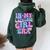 Groovy Tie Dye In My Lacrosse Girl Era Women Oversized Hoodie Back Print Forest