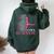 I Am A Gymnast Gymnastics Girls Boys Retro Sports Women Oversized Hoodie Back Print Forest