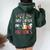 Happy Easter Day Teacher I Love My 3Rd Grade Bunnies Student Women Oversized Hoodie Back Print Forest
