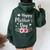 Happy Mother's Day With Floral Mom Mommy Grandma Womens Women Oversized Hoodie Back Print Forest