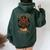 Hardcore Chicken Nuggets Rock & Roll Band Women Oversized Hoodie Back Print Forest
