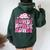 Howdy Southern Western Girl Country Rodeo Cowgirl Disco Women Oversized Hoodie Back Print Forest