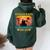 Husband And Wife Travel Partners For Life Beach Traveling Women Oversized Hoodie Back Print Forest