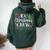 Icu Nurse Christmas Crew Intensive Care Unit Nurse Women Oversized Hoodie Back Print Forest