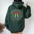 Irrational But Well Rounded Pi Day Math Teacher V Vintage Pi Women Oversized Hoodie Back Print Forest