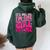 Its Me Hi I'm The Birthday Girl Its Me-Birthday Party Girls Women Oversized Hoodie Back Print Forest