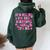 It's Me Hi I'm The Birthday Girl Pink Birthday Party Women Women Oversized Hoodie Back Print Forest
