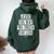 Jesus Christ Way Truth Life Family Christian Faith Women Oversized Hoodie Back Print Forest