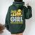 Just A Girl Who Loves Ducks Cute Duck Family Women Oversized Hoodie Back Print Forest