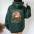 Just A Girl Who Loves Owls Women Oversized Hoodie Back Print Forest