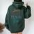Just A Small Town Girl Journey Women Oversized Hoodie Back Print Forest