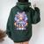 Kawaii Chibi Girl Decora Fairy Kei Anime Manga Harajuku Women Oversized Hoodie Back Print Forest