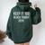 Keeping It Real This Black Friday 2019 Women Oversized Hoodie Back Print Forest