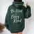 Be Kind To Every Kind Fun Cute Vegan Animal Lover Women Oversized Hoodie Back Print Forest