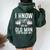 I Know I Lift Like An Old Man Sarcastic Workout Quotes Women Oversized Hoodie Back Print Forest