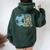 I Know I Play Like A Girl Try To Keep Up Soccer Player Women Oversized Hoodie Back Print Forest