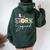 L&D Mother Baby Nurse Women Oversized Hoodie Back Print Forest