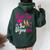 Las Vegas Girls Trip 2024 Leopard Bachelor Birthday Party Women Oversized Hoodie Back Print Forest