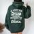 If Lost Or Drunk Please Return To Olivia Name Women Women Oversized Hoodie Back Print Forest